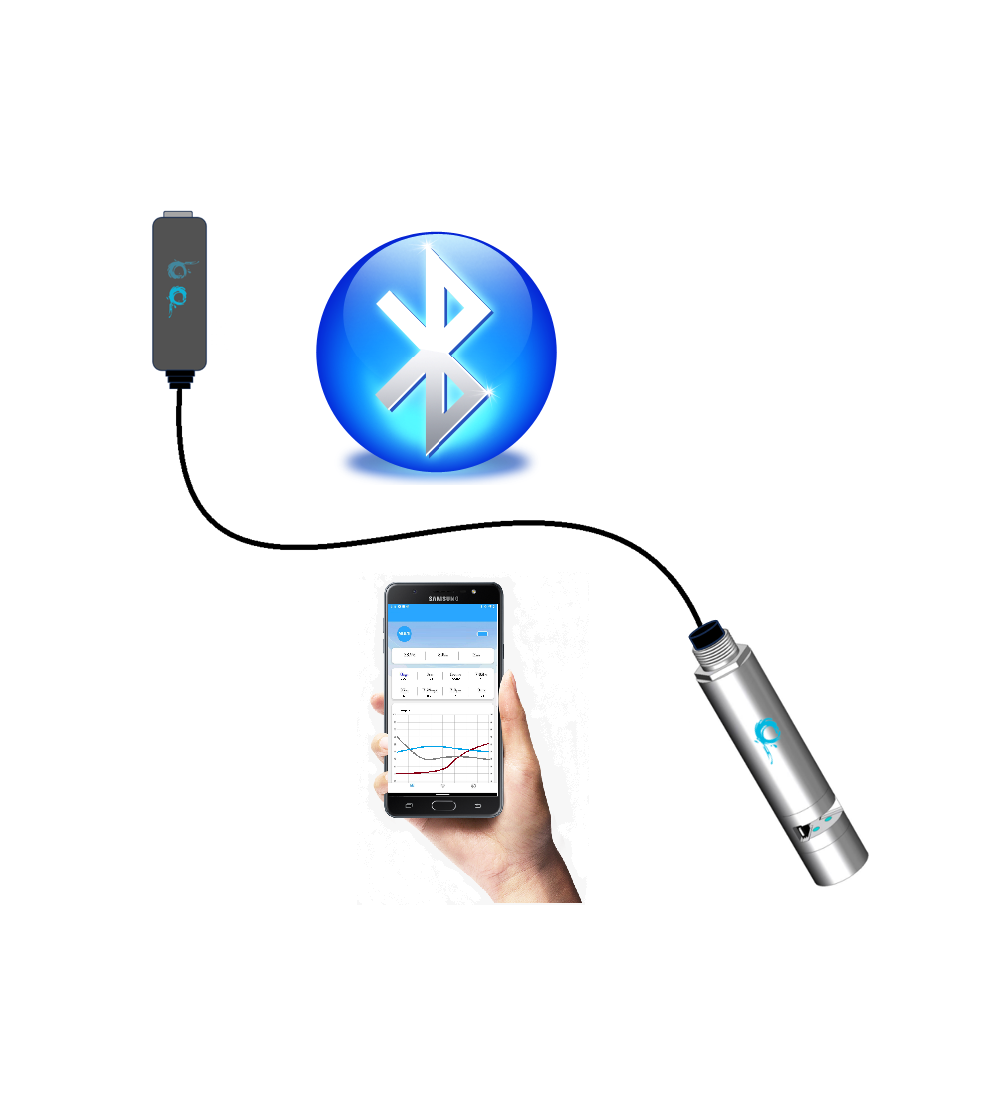 Sonda DQO, DBO, TOC y Turbidez, Bluetooth