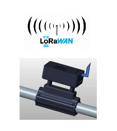 CAUDALIMETRO SIN CONTACTO LORAWAN